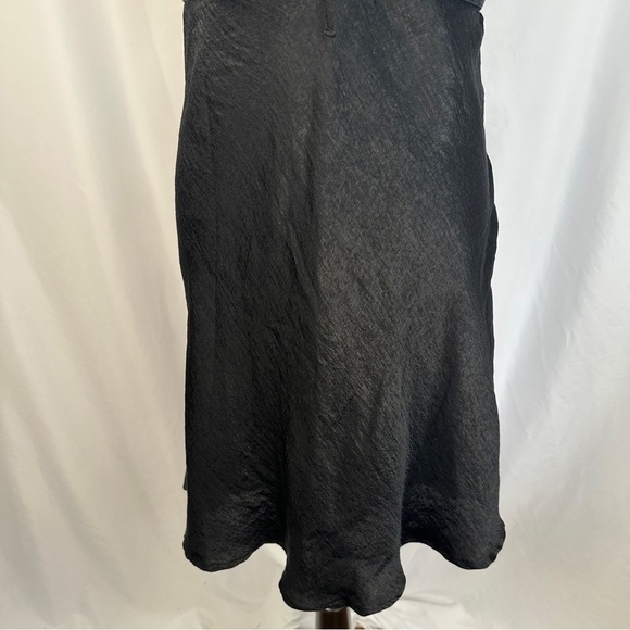 Wild‎ Fable Dress Womens XL Satin Ruched Cup Mini Dress Black Dark Romantic - Picture 6 of 16